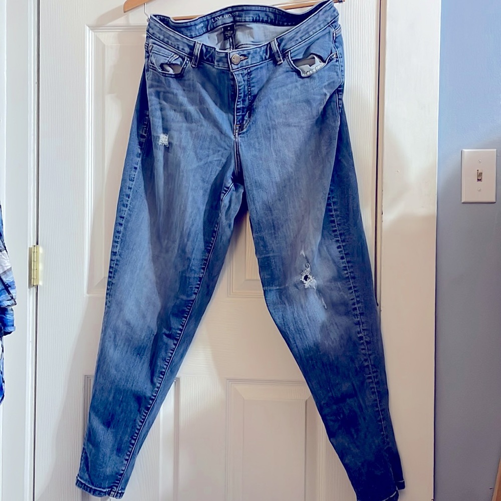 Lane Bryant Boyfriend Jeans Medium Wash Sz 20